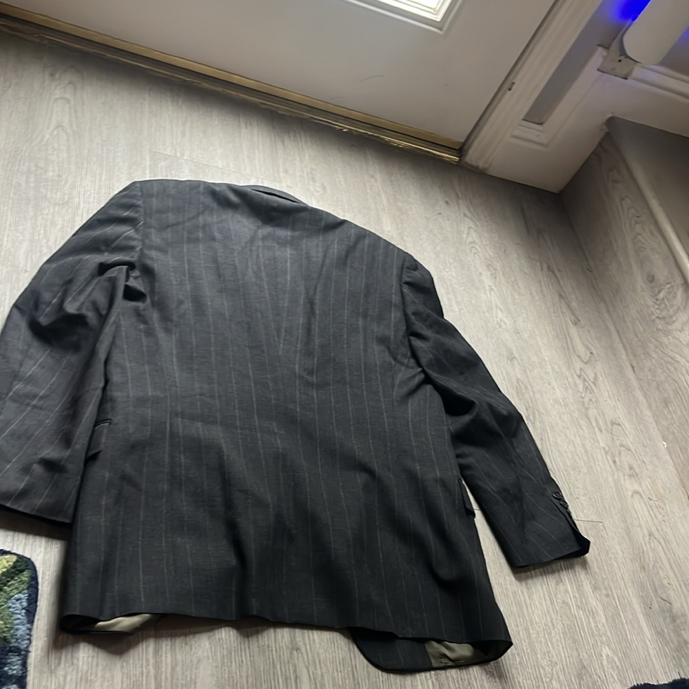 Dior Classic Gray Pinstripe Men's Blazer - Picture 5 of 5